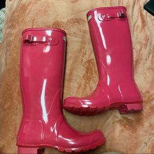 Pink Hunter Boots